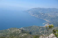 Suggestivo panorama dalla Costiera Amalfitana